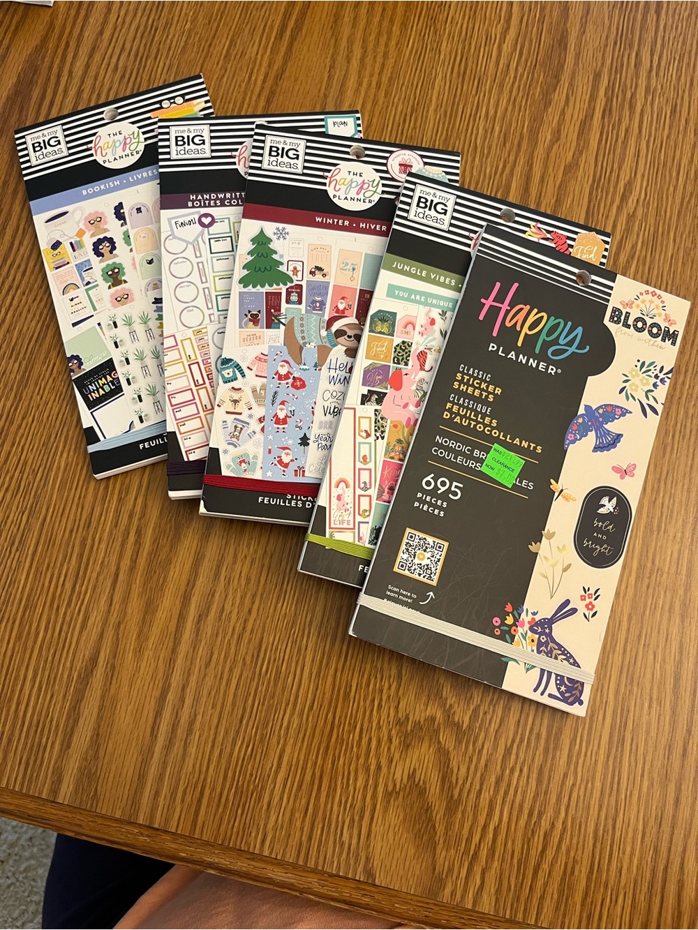 Happy Planner Sticker Books Lot/5 Various 2019-2022 Used